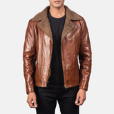 Kogin Brown Leather Jacket