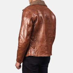 Kogin Brown Leather Jacket