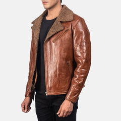Kogin Brown Leather Jacket