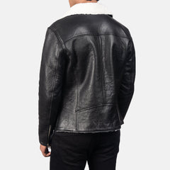 Kogin Black Leather Jacket