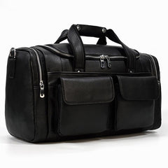 Ranger Black Leather Duffle