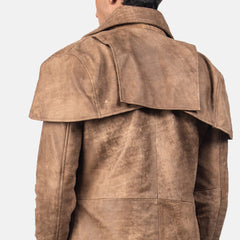 Romos Brown Leather Jacket