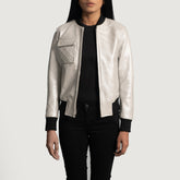 Zerel Leather Bomber Jacket