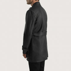 Pakar Black Leather Jacket