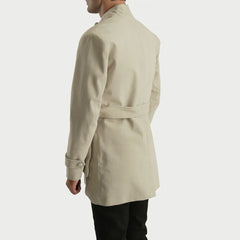 Pakar White Suede Jacket