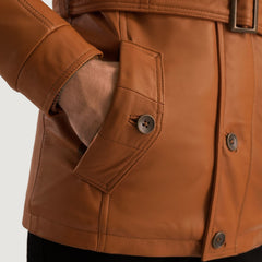 Rovor Brown Leather Jacket