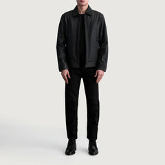 Talon Black Leather Jacket