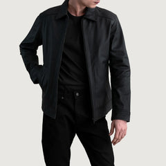 Talon Black Leather Jacket