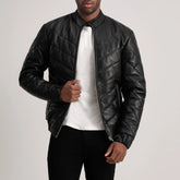 Xalin Black Leather Jacket