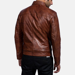 Kegan Brown Leather Jacket