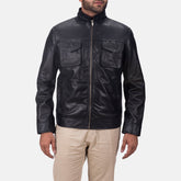 Kabean Black Leather Jacket