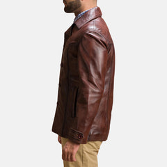 Yabion Brown Leather Jacket