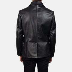 Kanon Black Leather Jacket