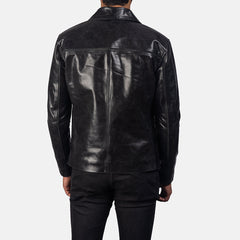 Kegan Black Leather Jacket