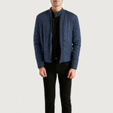 Mivel Leather Quilted Jacket