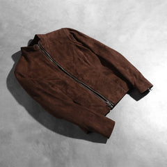 Jotean Mocha Suede Biker Jacket