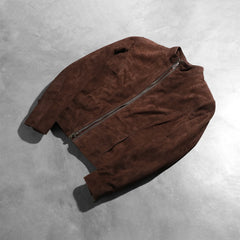 Jotean Mocha Suede Biker Jacket