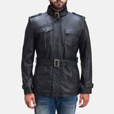 Rovor Black Leather Jacket