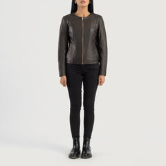 Tipus Brown Leather Jacket