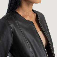Tipus Black Leather Jacket