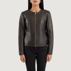 Tipus Brown Leather Jacket