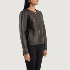 Tipus Brown Leather Jacket