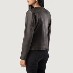 Tipus Brown Leather Jacket