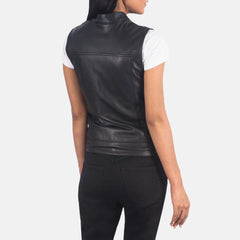 Rokian Black Leather Biker Jacket