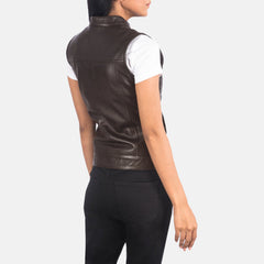 Rokian Brown Leather Biker Jacket