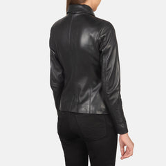 Pagis Black Leather Jacket