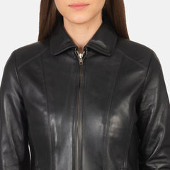 Pagis Black Leather Jacket