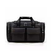 Ranger Black Leather Duffle