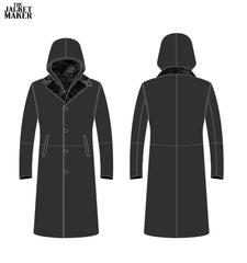 Vagar Leather Coat Jacket