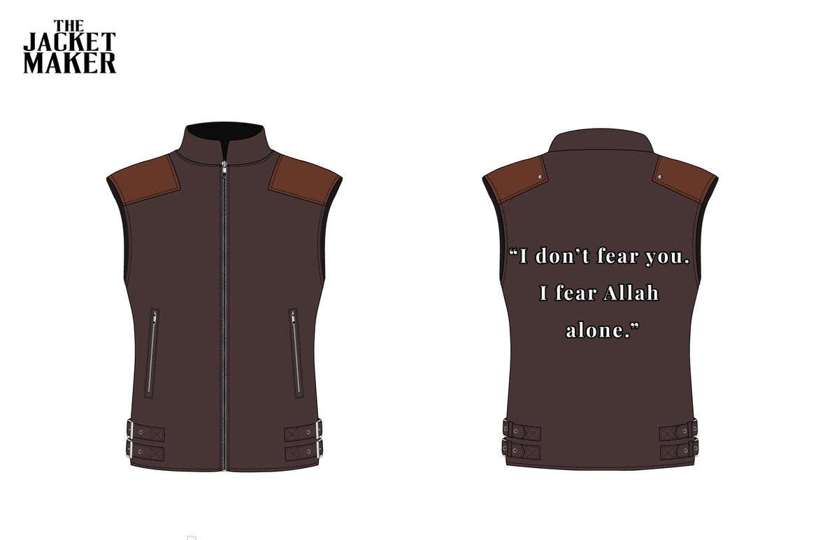 Vagar Leather Vest Jacket