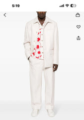 Vagar Leather Shirt Jacket