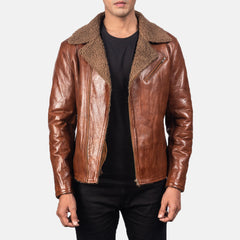 Kogin Brown Leather Jacket