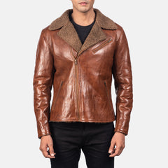 Kogin Brown Leather Jacket