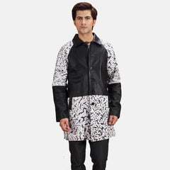 Ulden Black Leather Coat Jacket