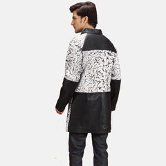 Ulden Black Leather Coat Jacket