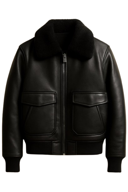 Blackforge Shearling Bomber Jacket