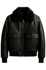 Blackforge Shearling Bomber Jacket