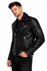 Blackout Edge Biker Jacket