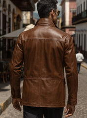 Monarch Biker Leather Jacket