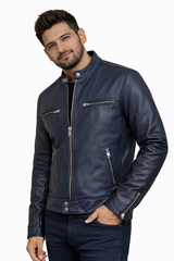 Obsidian Rush Café Biker Jacket