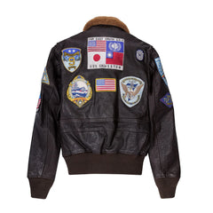 SkyForce Patch Aviator Bomber Jacket