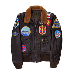 SkyForce Patch Aviator Bomber Jacket