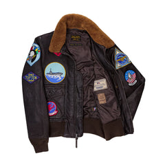 SkyForce Patch Aviator Bomber Jacket