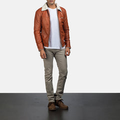 Nopen Tan Shearling Jacket