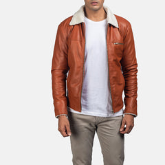 Nopen Tan Shearling Jacket