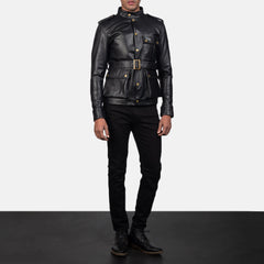 Roven Black Leather Jacket